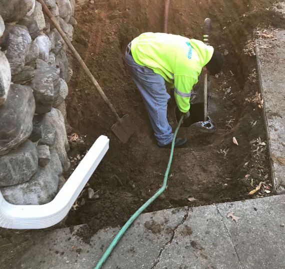 Sewer line repair service orange