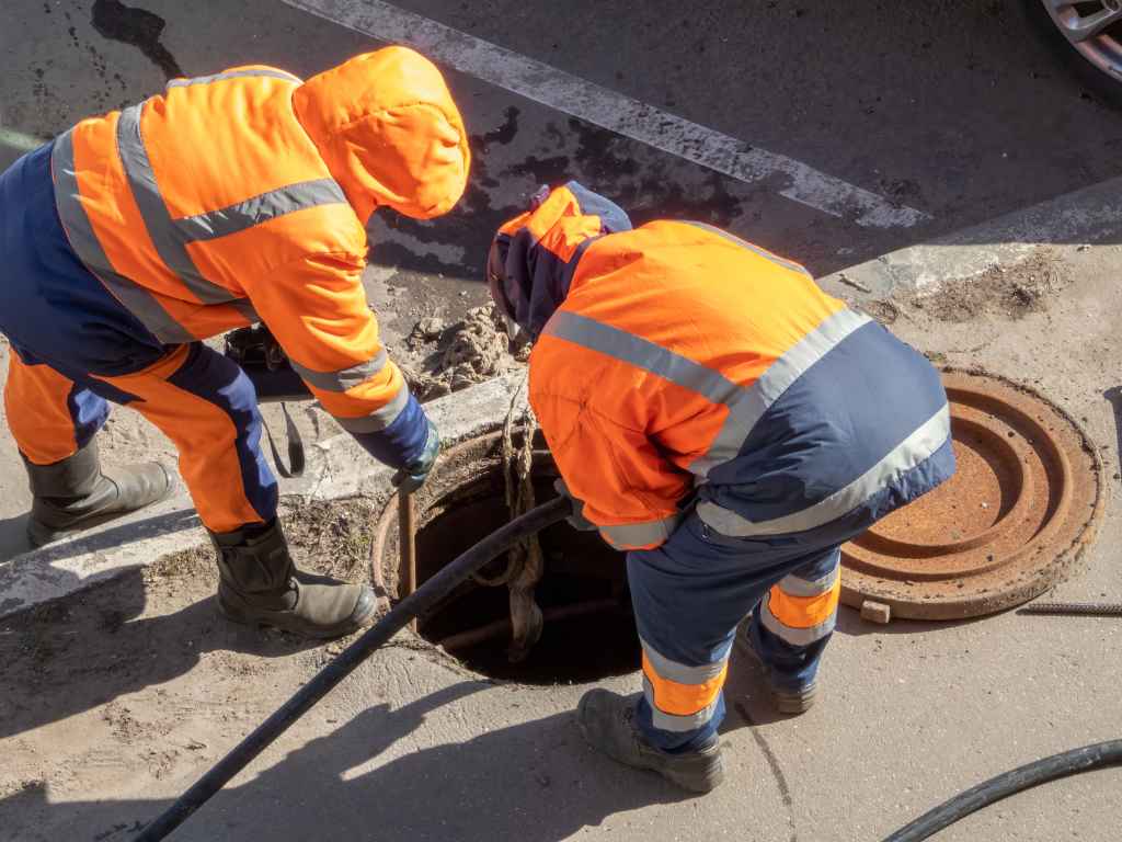 sewer line repair Trumbull CT