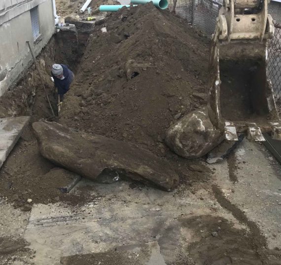 Main water line repair