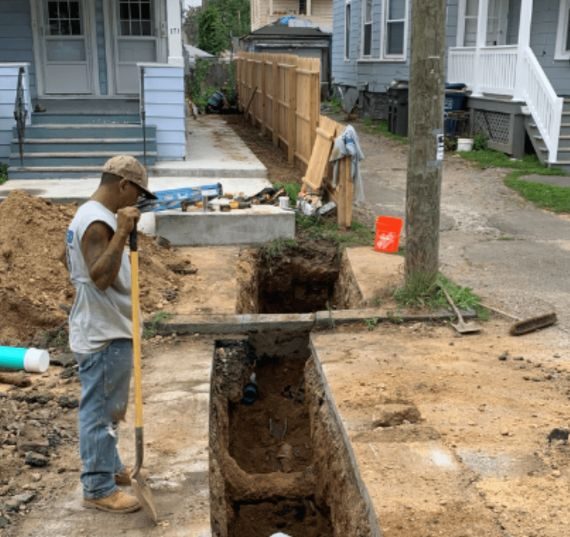 Sewer pipe repair in Bridgeport